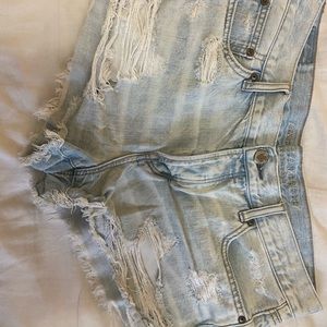 american eagle jean shorts! super cute!